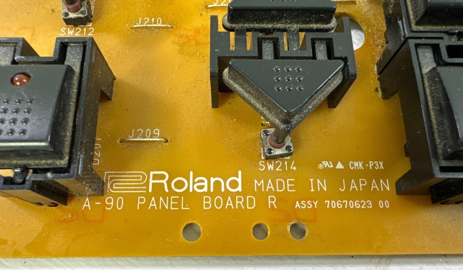 Roland A-90 Panel Board R with Ribbon Cables Working