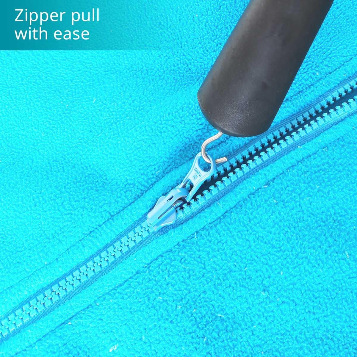 2 Pack Button Hook and Zipper Gripper Pull Tool Dressing Aid Helper for Elderly