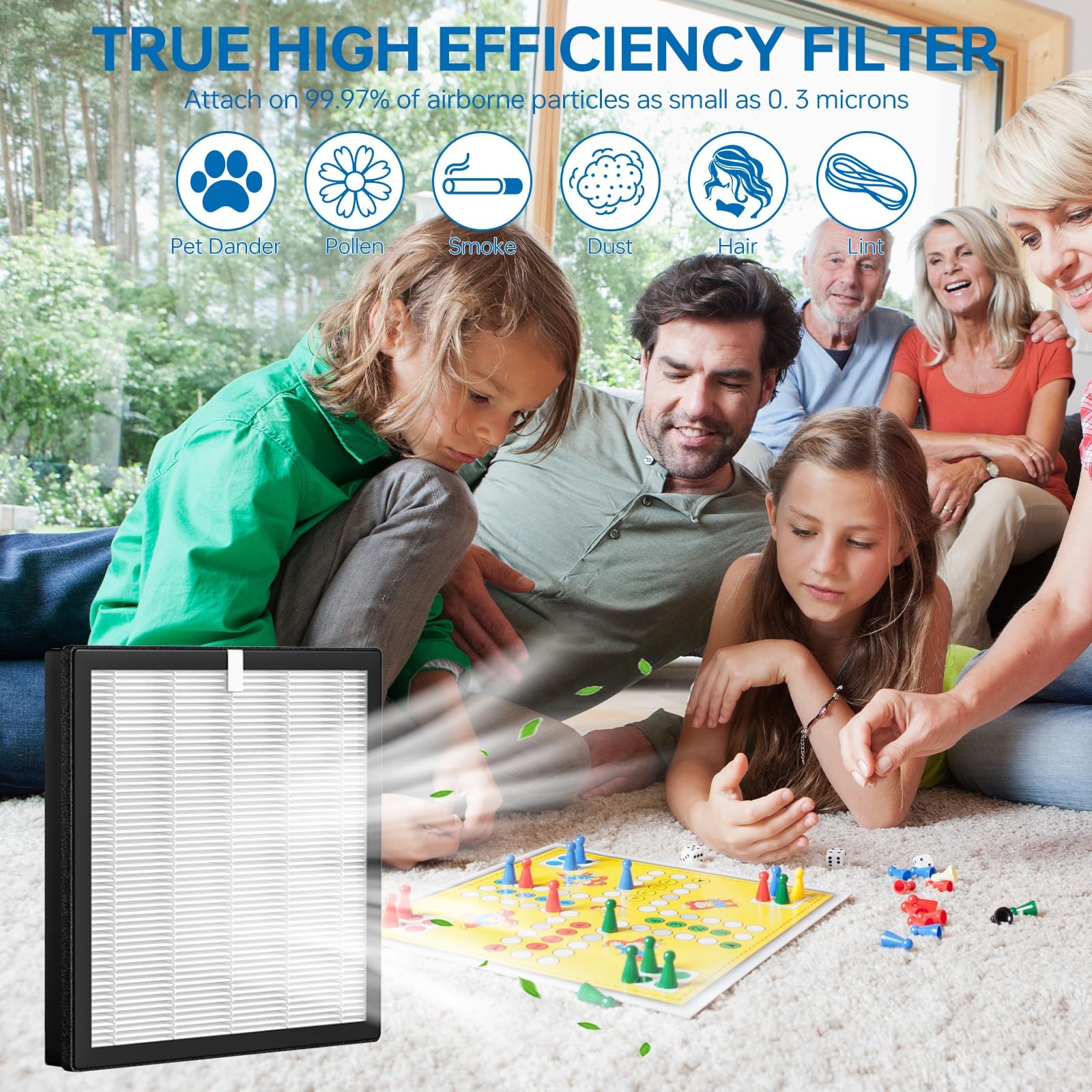 G3 Replacement Filter 2 Pack for AMEIFU G3, Compatible with VEWIOR A3