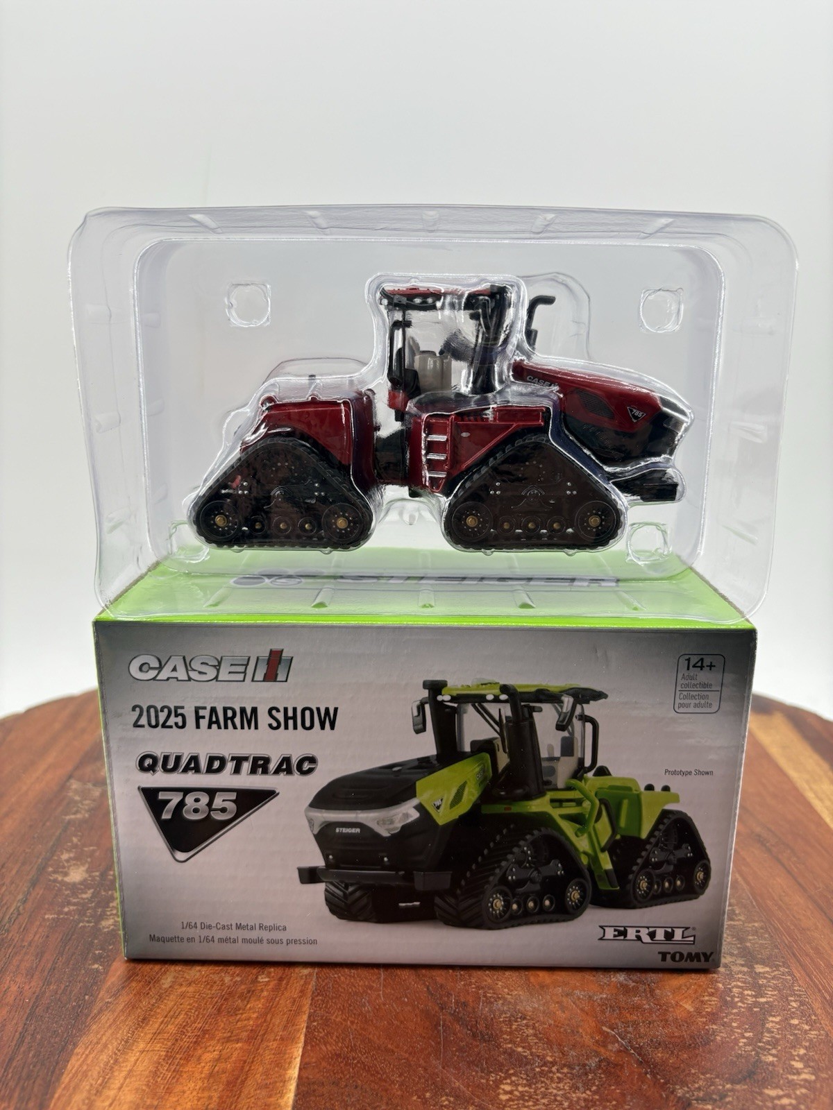 1/64 ERTL 2025 Farm Show 785 Quadtrac Case IH Steiger NEW!! RED CHASE!!