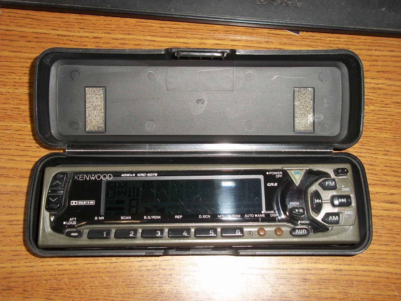 Kenwood KRC-507s Replacement Detatchable Faceplate Untested with case