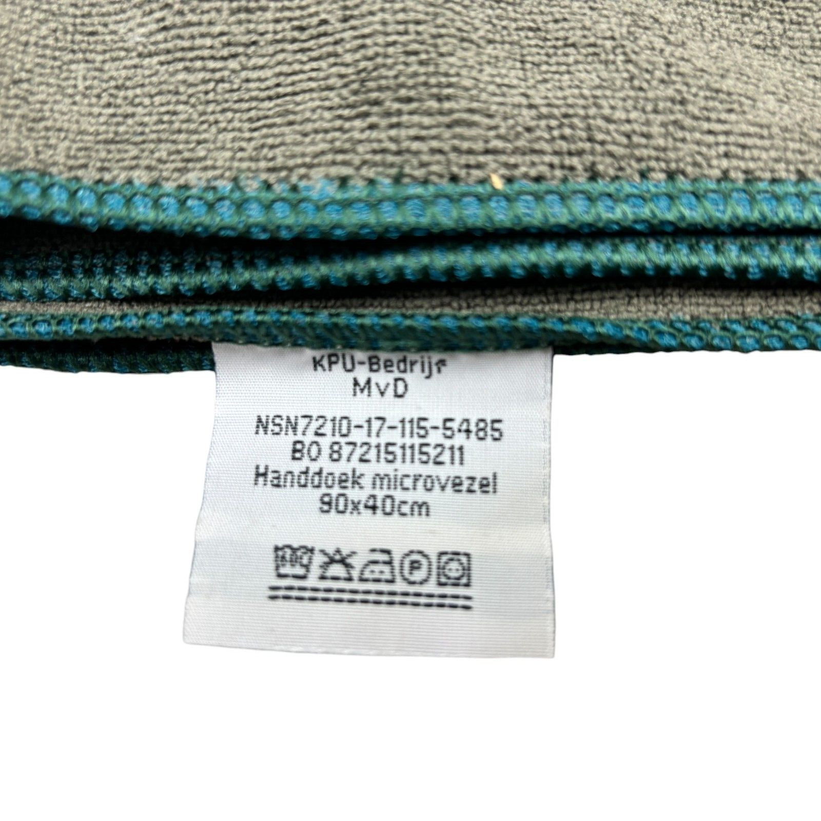2x Dutch Army Microfibre Combat Face Towel 90x40cm