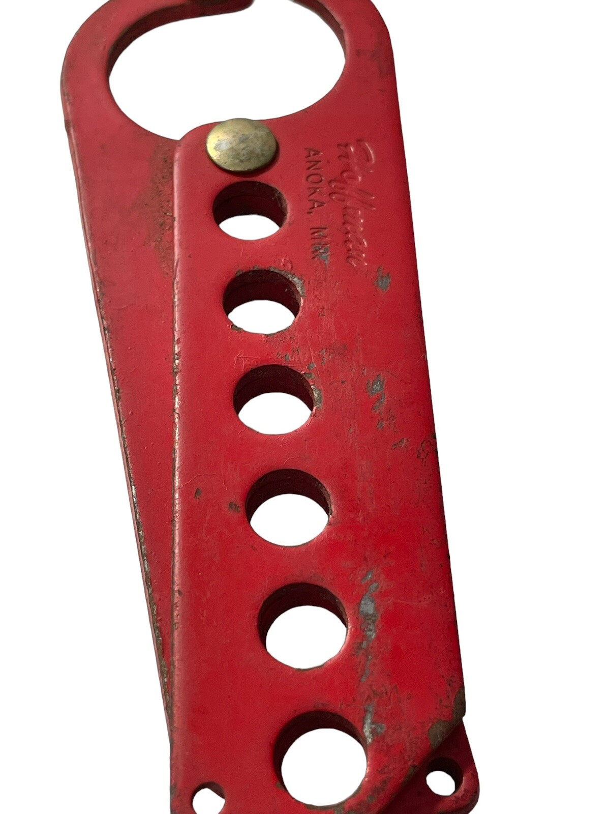 Hoffman Safety Lockout Less Chain Red Tool