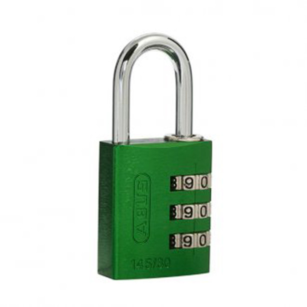 ABUS Combination Padlocks - Resettable 30mm x4 BULK LOT High quality - GREEN