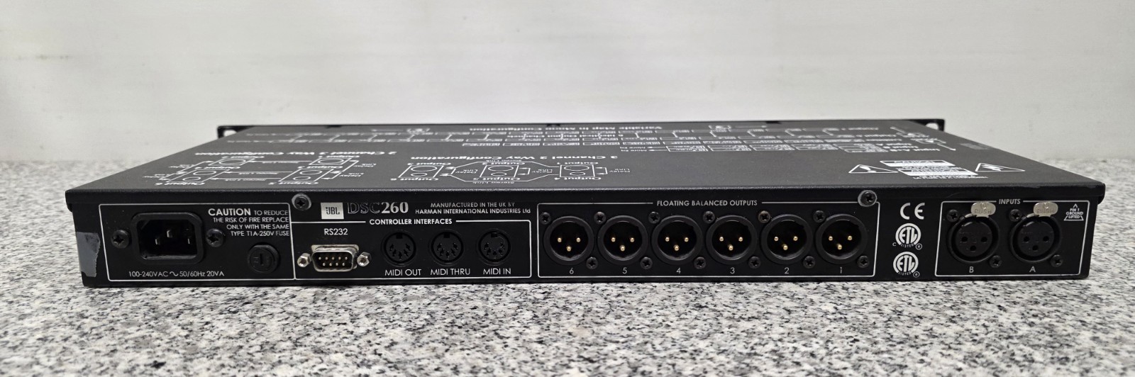JBL DSC260 Digital System Controller