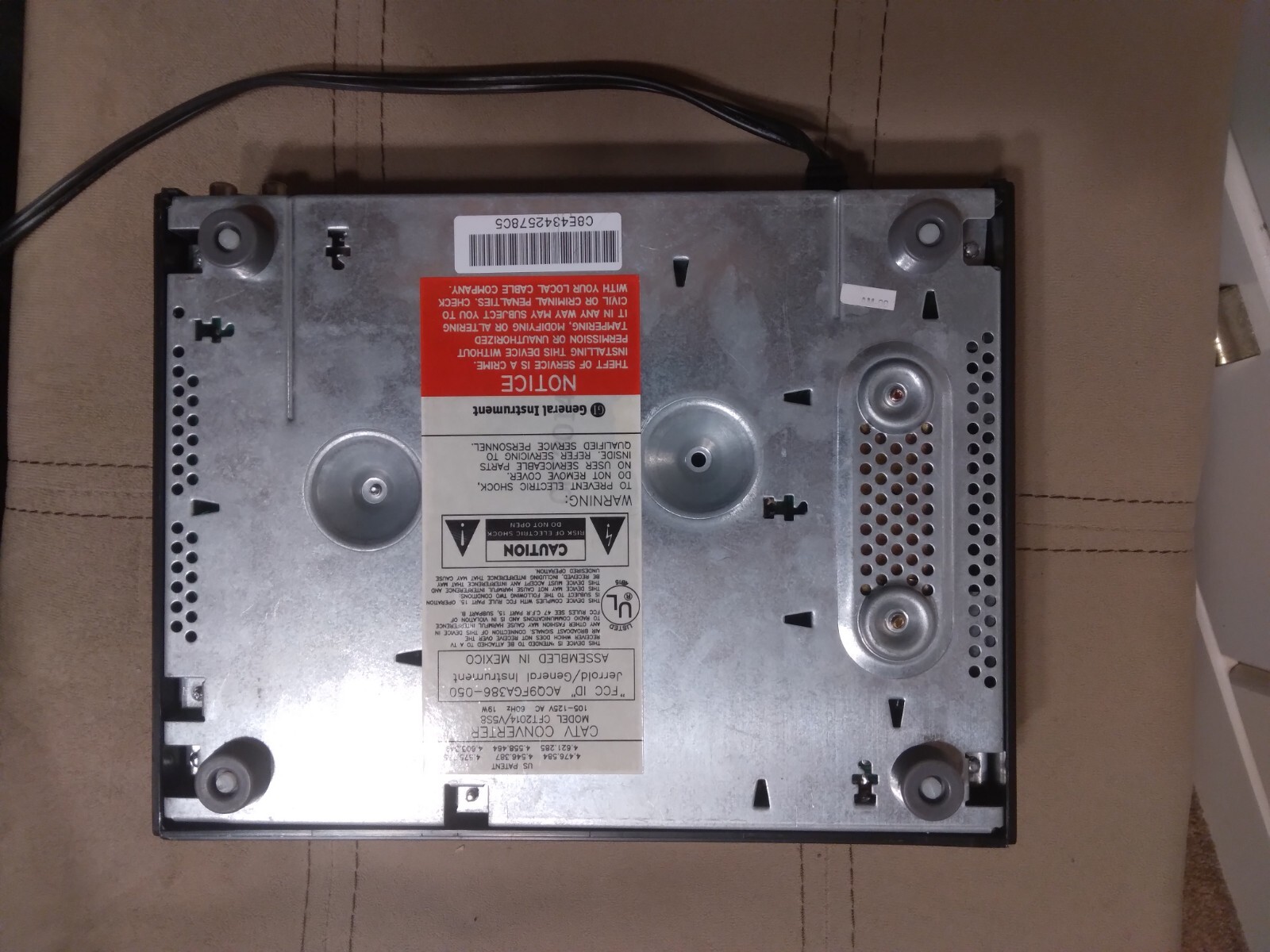 Jerrold Impulse Vintage Cable Box