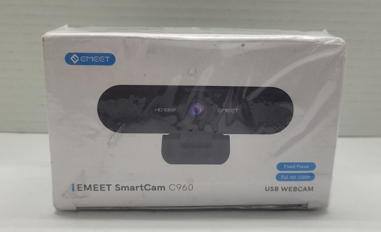 EMEET C960 Webcam with Microphone 1080P Full HD - Black