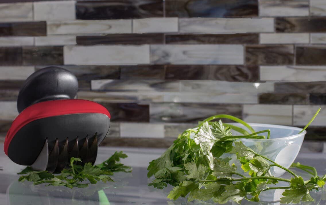 Kitchen Gizmo, Herb Roller - Smooth Chopping With Sharp Stainless Steel Blades