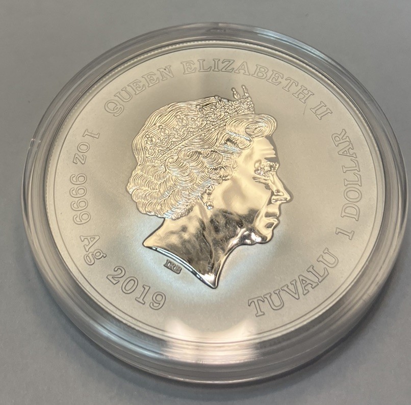 2019 Tuvalu Marvel Hulk 1oz Silver Coin In Capsule