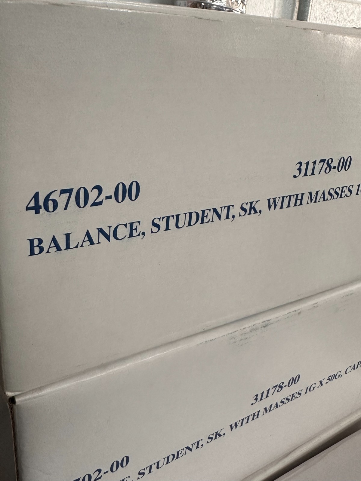 4-PACK lot cience Kit Boreal Laboratories Balance Student Scale Masses 46702-00