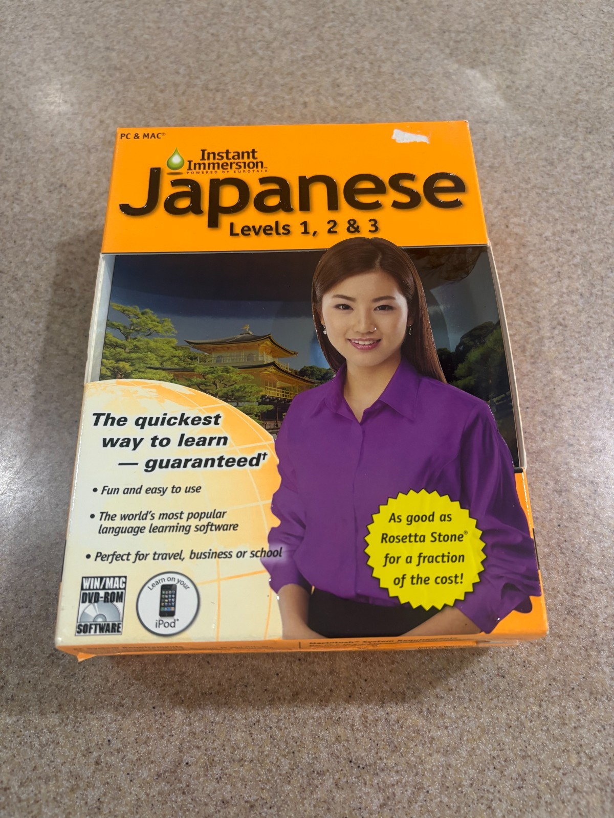 Topics Entertainment Instant Immersion Japanese  Levels 1, 2 & 3 PC Mac ( NIB )