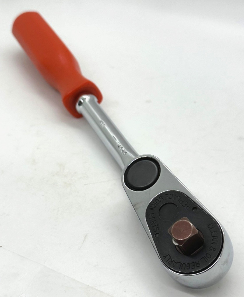 🇺🇸 PROTO Tools 3/8" Indexing Ratchet Socket Wrench 10" Long Multiposition RED