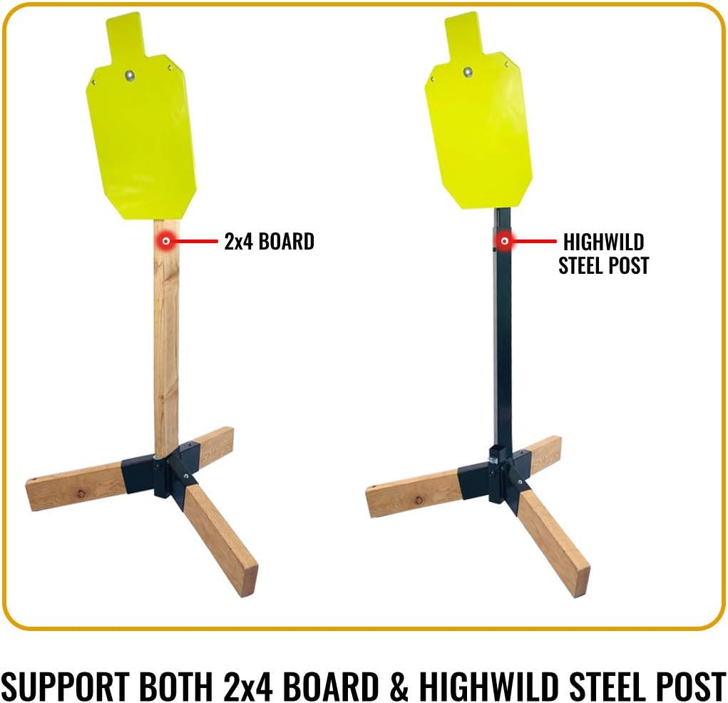 Target Stand System - AR500 Steel Target with 2X4 Mount Kit