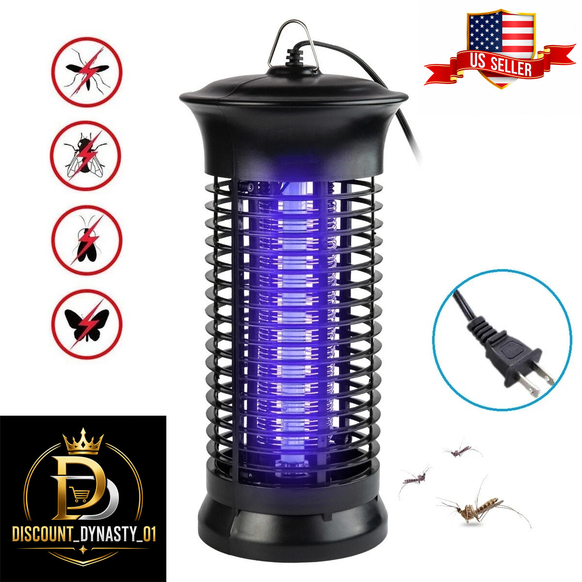 Electric Fly Bug Zapper Mosquito Insect Killer LED Light Trap Pest Control Lamp