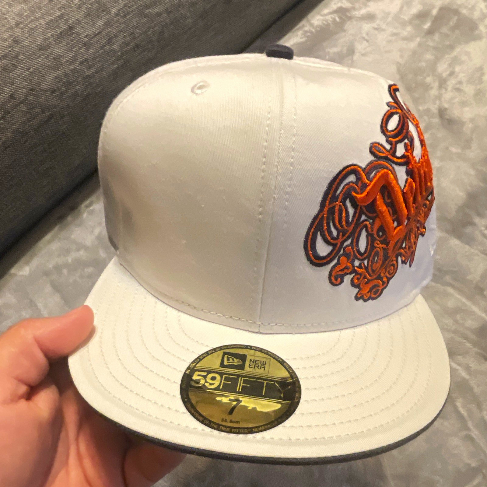 New Era 59FIFTY Detroit Tigers Fitted Cap White/Navy/Orange