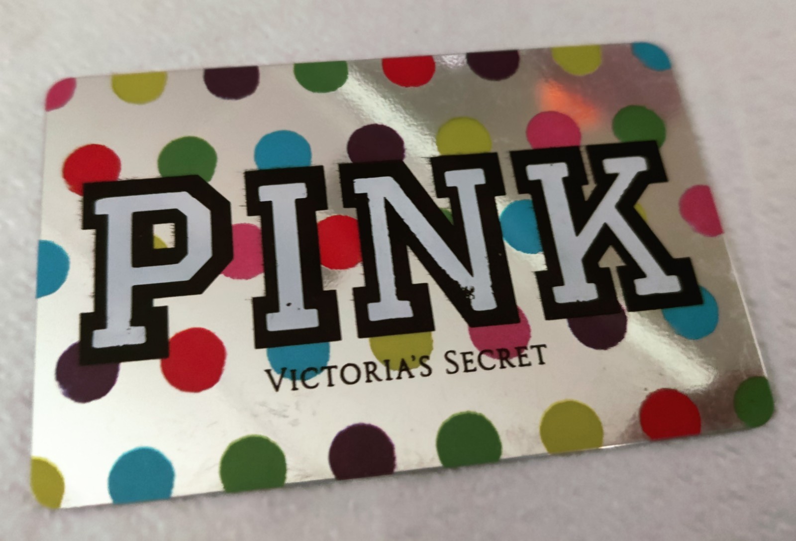 RARE VICTORIA SECRET PINK COLLECTIBLE CARD Polka Dot Victoria's