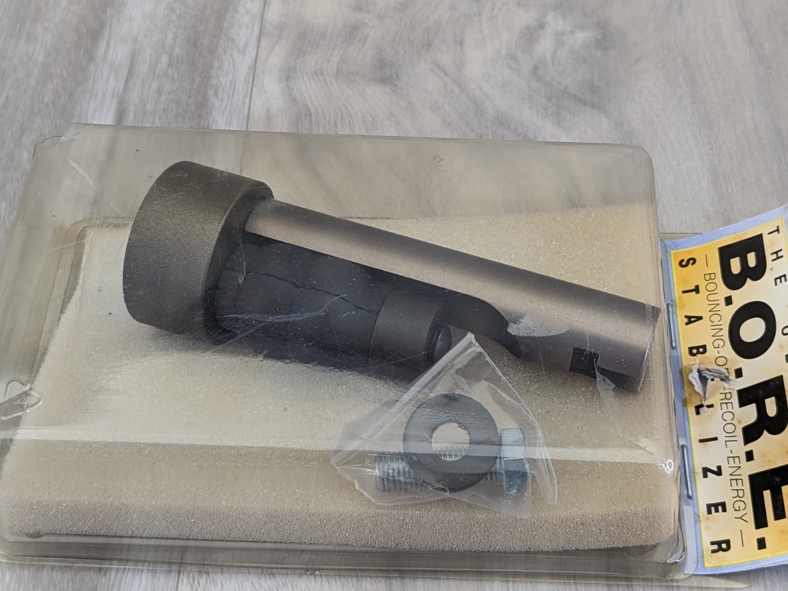 Vintage USA The Ultimate B.O.R.E. Stabilizer Bouncing Of Recoil Energy Bow NOS