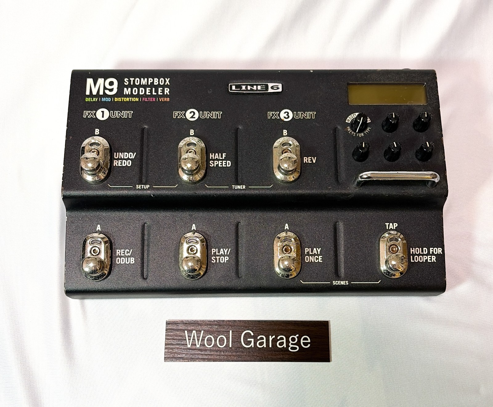 LINE 6 M9 Stompbox Modeler Multi Effects Pedal For Parts Display Issue from JP