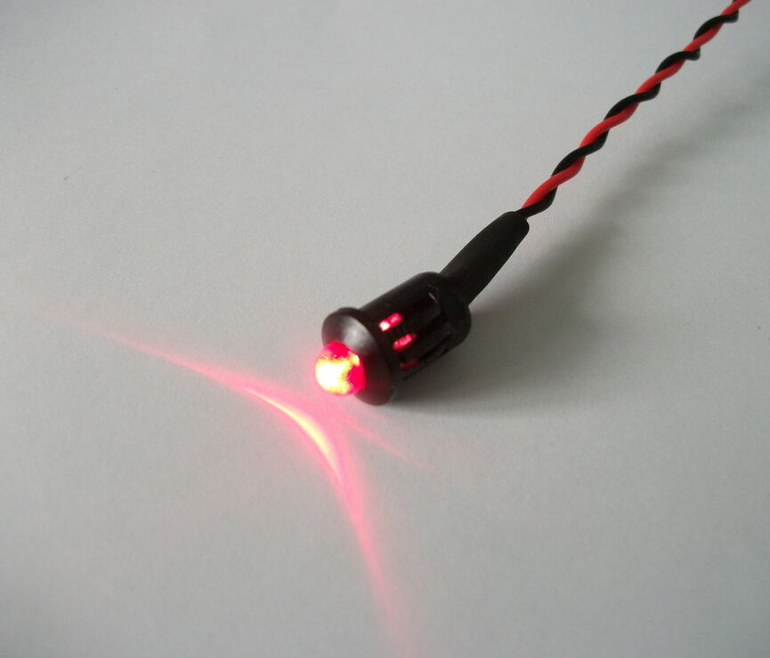 10 pcs Xscorpion SBLED3R  3V Red Super Bright Steady LED for Car Marine Audio