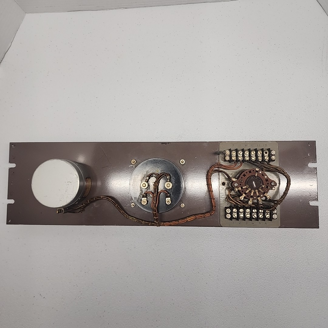 Western Electric VU Meter Rack Mount With Attenuator And Line Switch-Raytheon