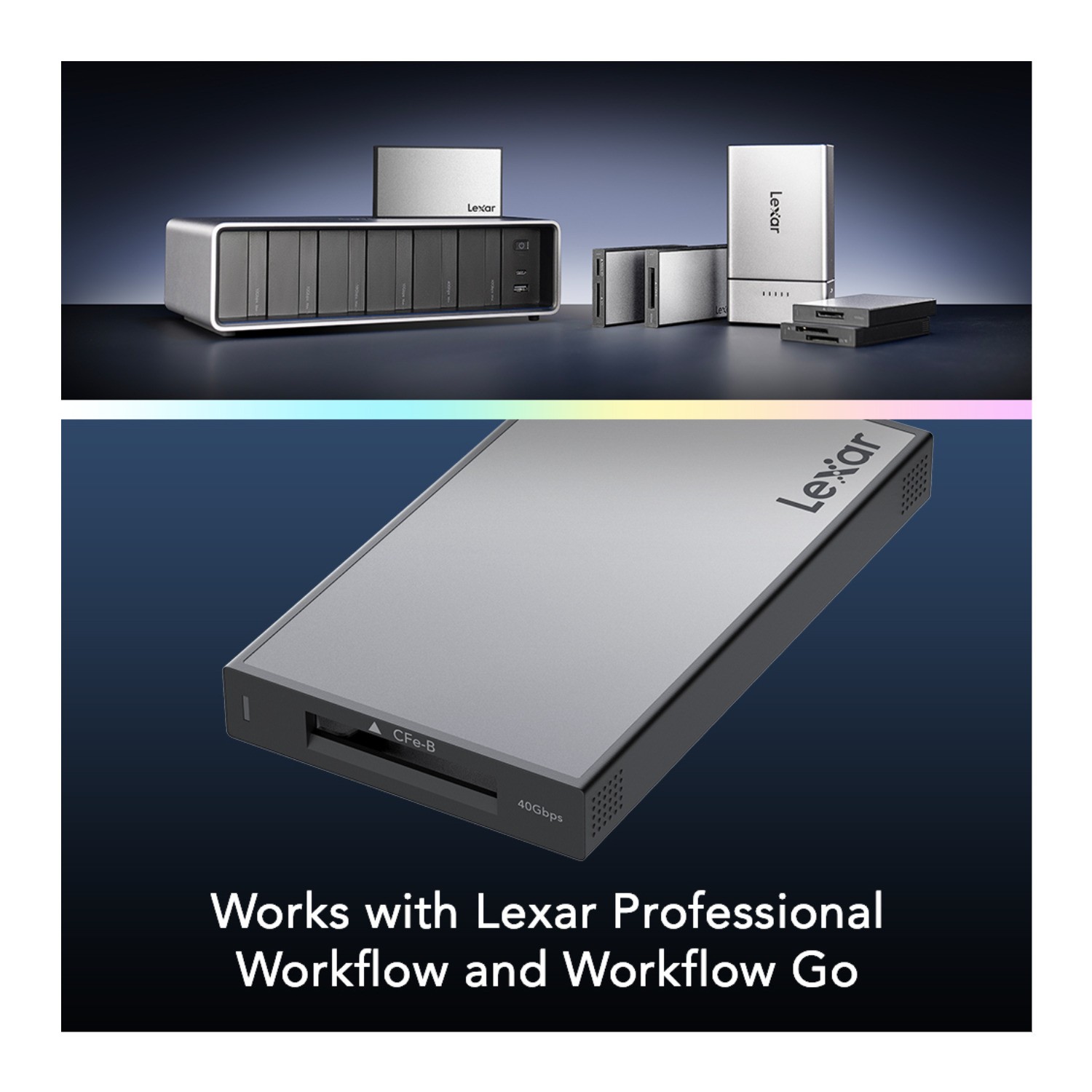 Lexar Professional Workflow CFexpress 4.0 Type B Card Reader FAST
