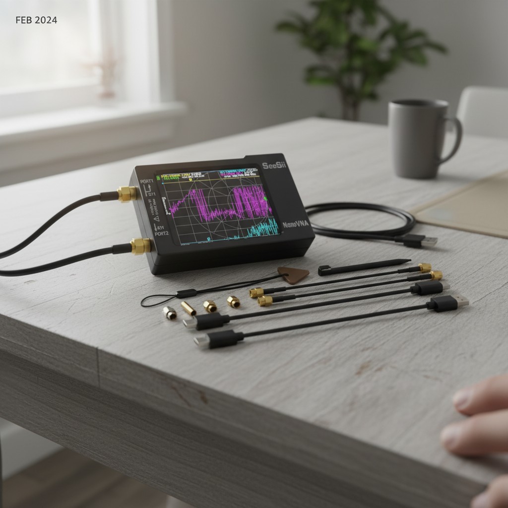 Advanced Antenna Analyzer for Engineers - 9KHz-1.5GHz with Abundant Accessories