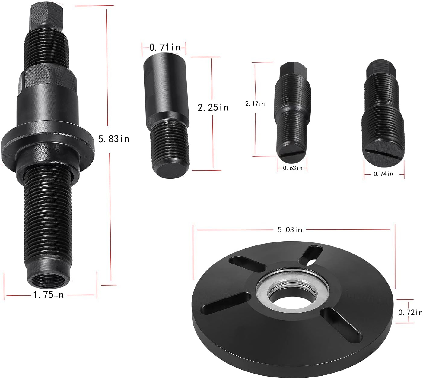 4531 Harmonic Balancer Puller +Installer Kit for Harmonic Balancer, Drive Pulley