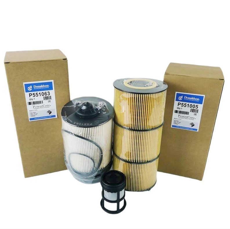 Oil Filter Kit & Fuel Filter Kit for Freightliner DD13 P551063,P551005
