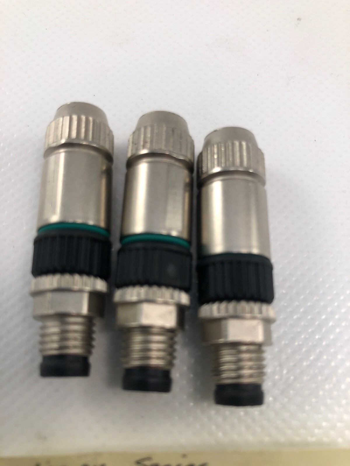 HARTING 21021511405 Straight CONNECTOR HARAX M8  4pole PLUG (lot of 3 pcs)