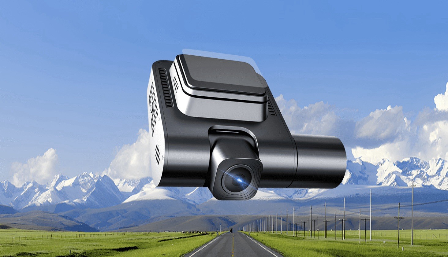AZDOME Dual Dash Cam 1080P Front Rear Car Night Vision G-Sensor 24H Parking