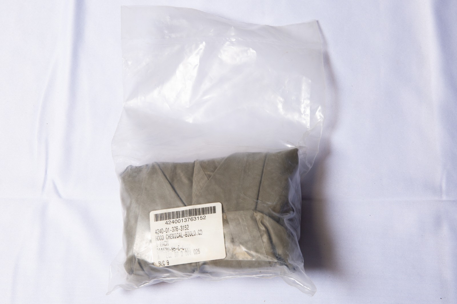 NEW USGI Sealed NBC Chemical Hood QD Military Surplus NSN 4240-01-376-3152
