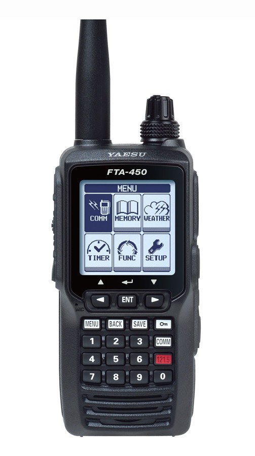 New Yaesu FTA-450L Comm-Only Aviation Transceiver