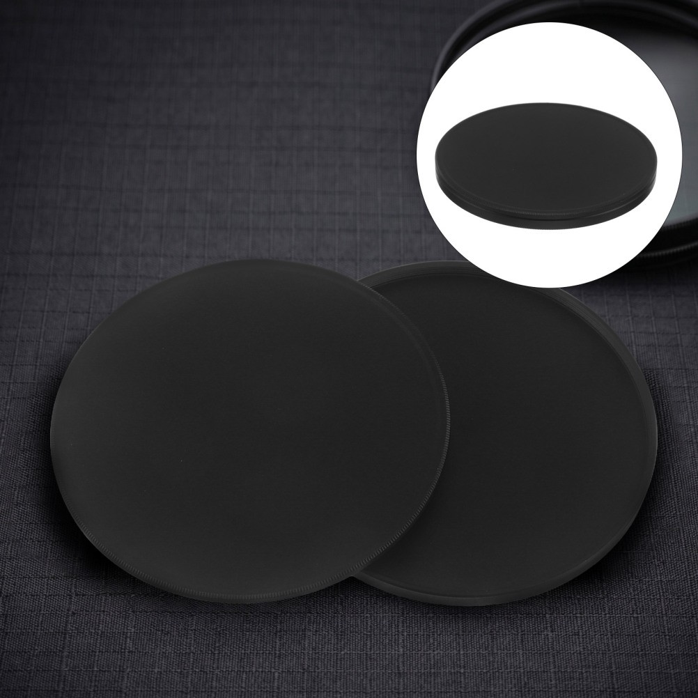 1 Pair 82mm Lens Cap - Camera Filter Travel Cap - Wear-Resistant & Dustproof