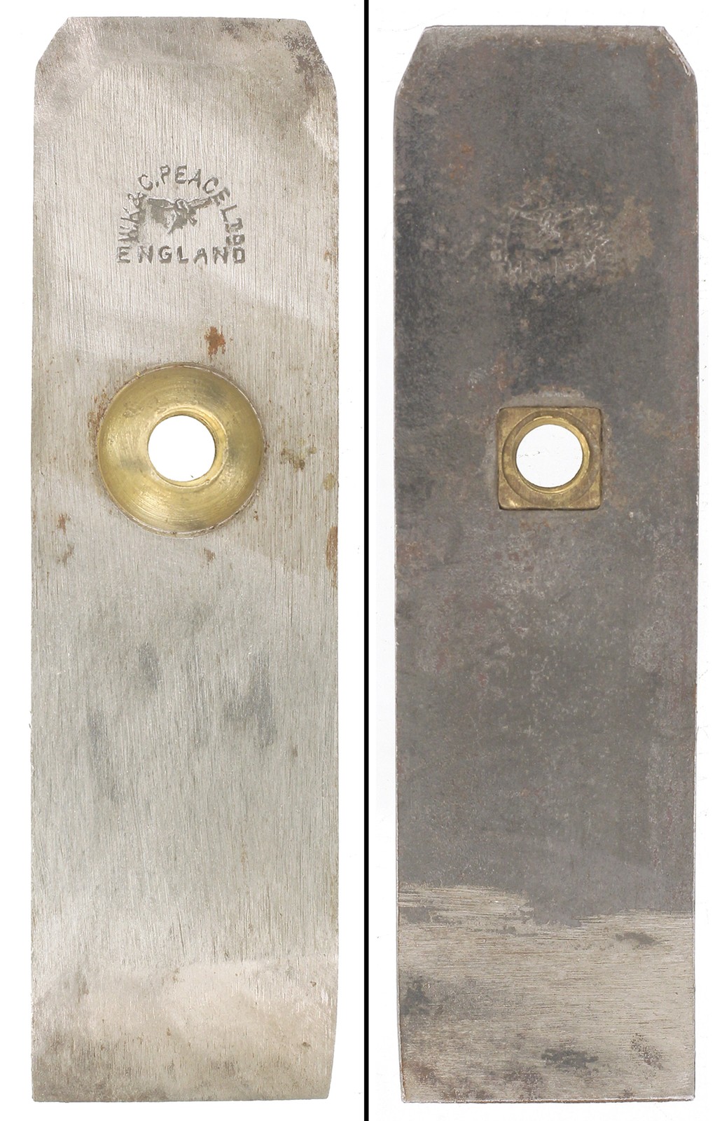 Unused 1 1/4" Chip Breaker for Wooden Plane - W.K. & C. Peace - mjdtoolparts