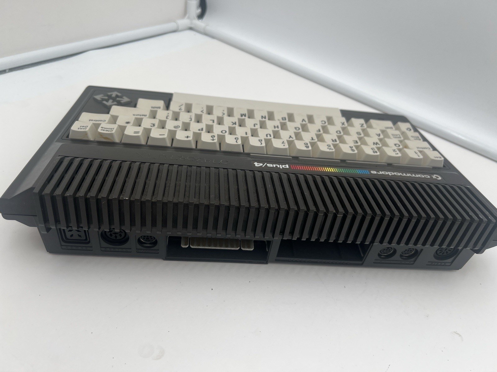 VTG Commodore Plus/4 Computer & Blue Chip Floppy Disk Drive Untested / No Cables