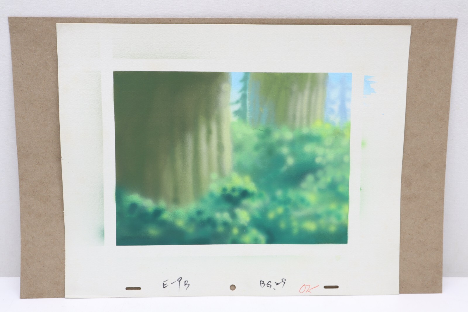 Original Hand Painted Animation Production Background (227-42)