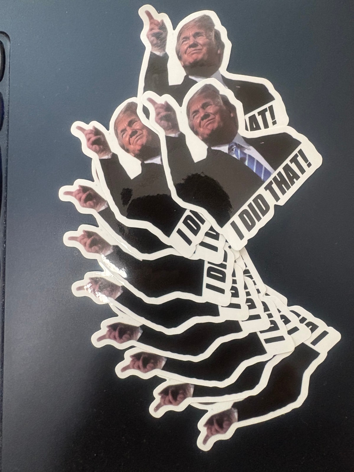 Trump “I DID THAT!” Vinyl waterproof Stickers 10/50/100pc Decals Car Gas Pump