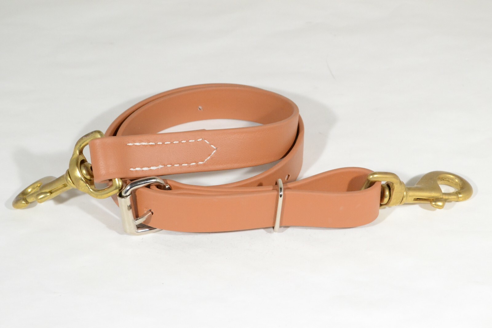 Tie Down - 1" Biothane with Roller Buckle - Russet (F31)