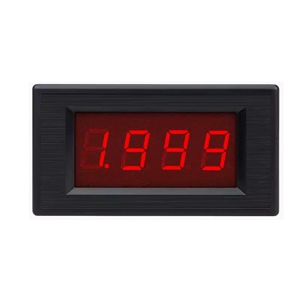 DC 2A Red LED Digital AMP Ammeter Panel Digit Current Meter Tester 0-2A DC