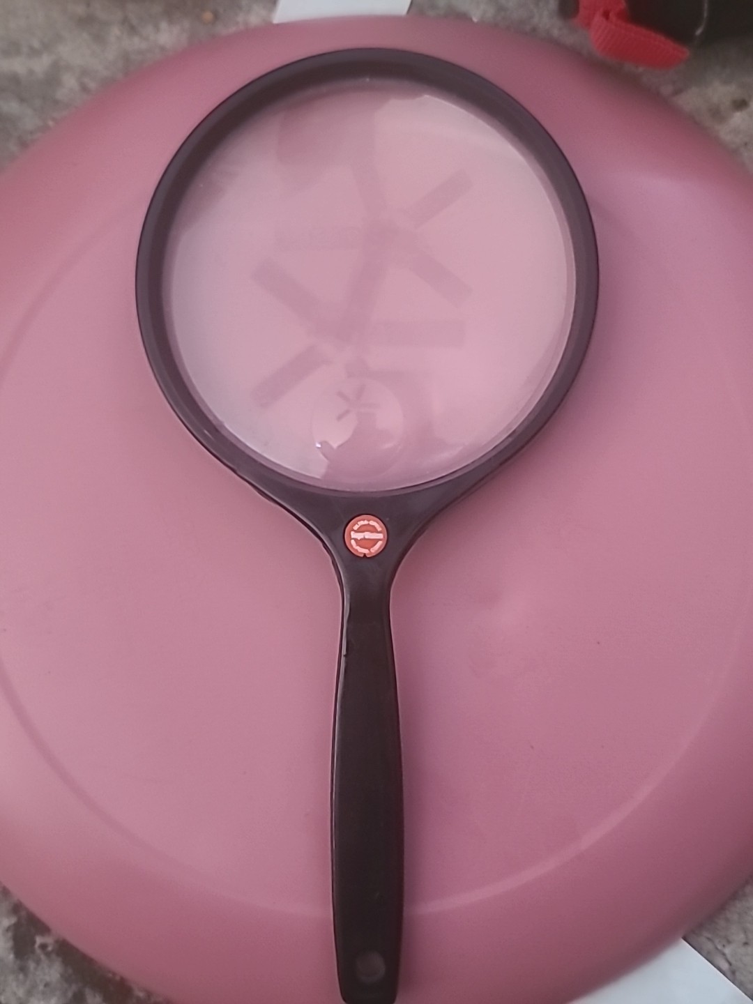 Vintage Ultra Optix Super Vision 4" Magnifying Glass Made in Connecticut USA