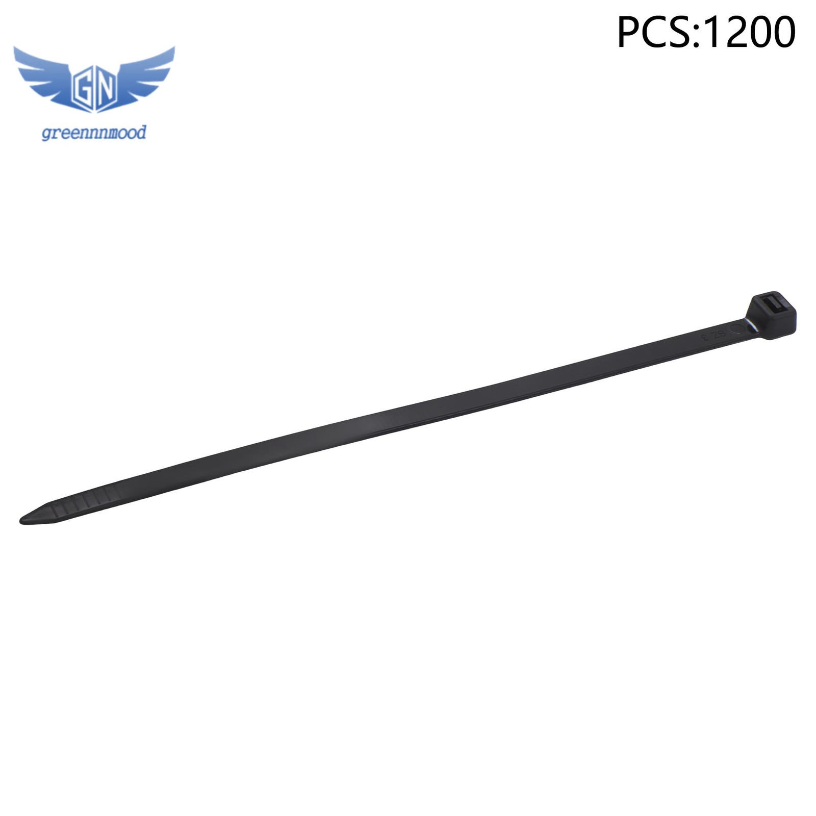 1200 × 8" Zip Ties Heavy Duty Plastic Cable Tie Durable 130 lb Tensile Strength