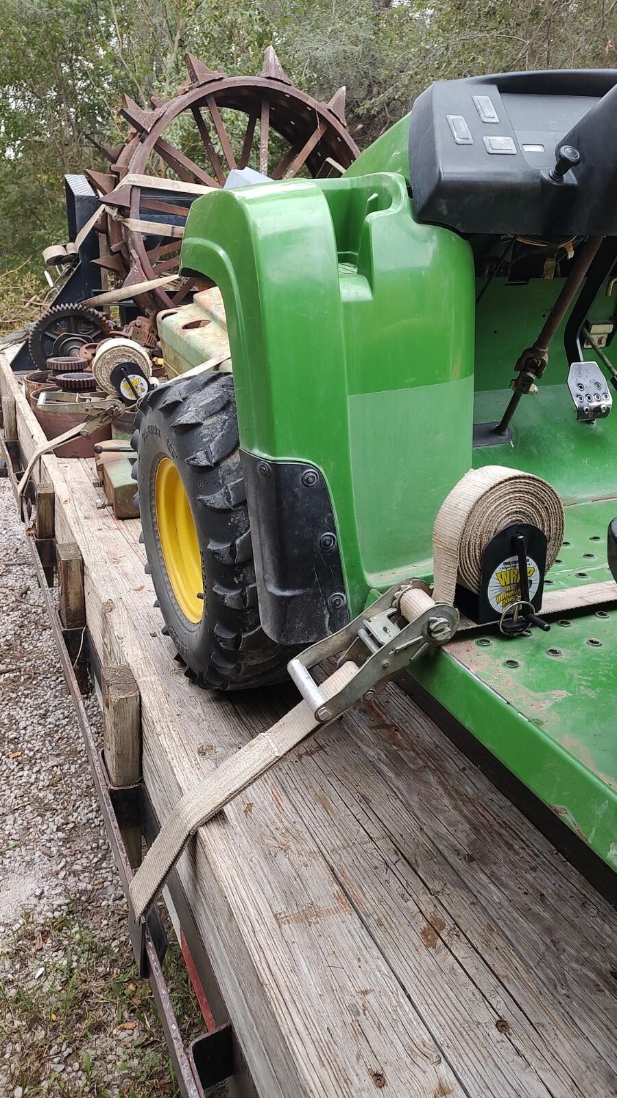 Set Of Three Loose End Rollers For Trailer Straps