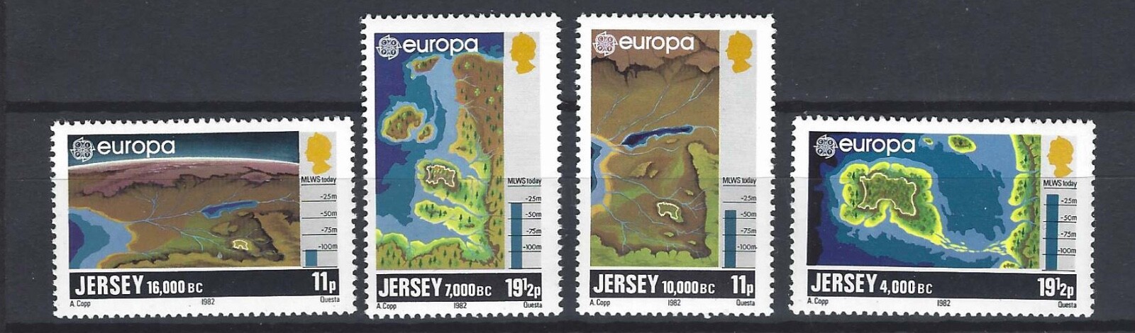 Jersey 1982 Europe  MNH  (a312)