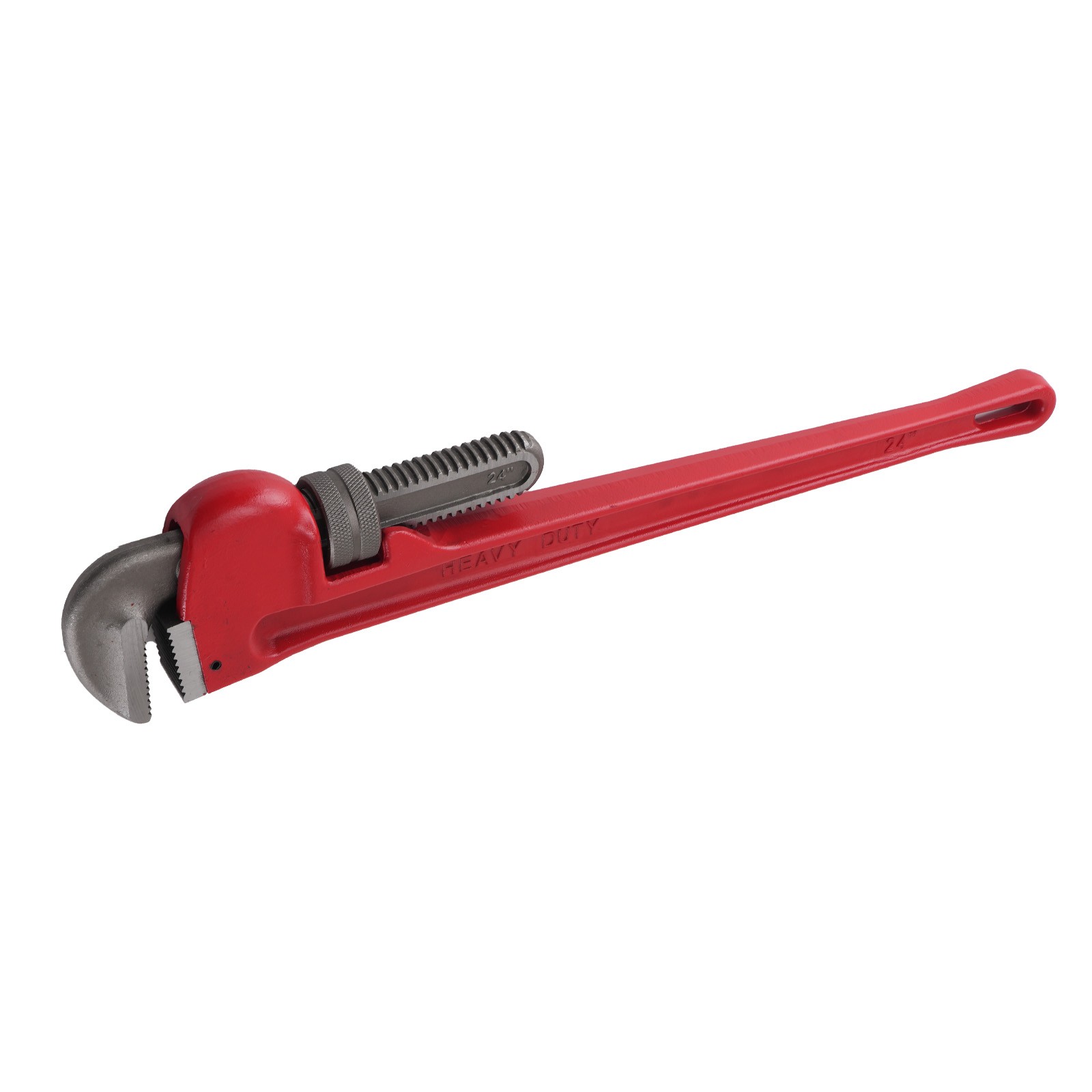 Adjustable Industrial Pipe Wrench 24in Heavy Duty 85mm Jaw CRV Steel