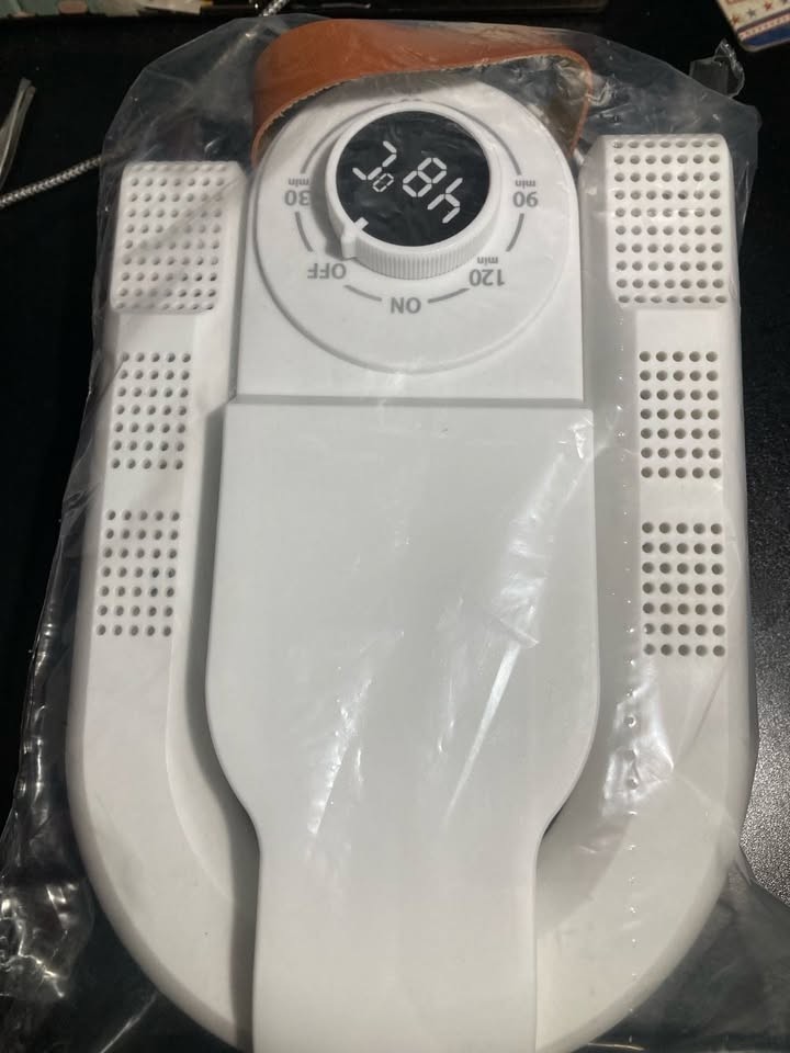 Multi-Function Foldable Electric Shoe & Boot Dryer w/Smart Timer & Digital Displ