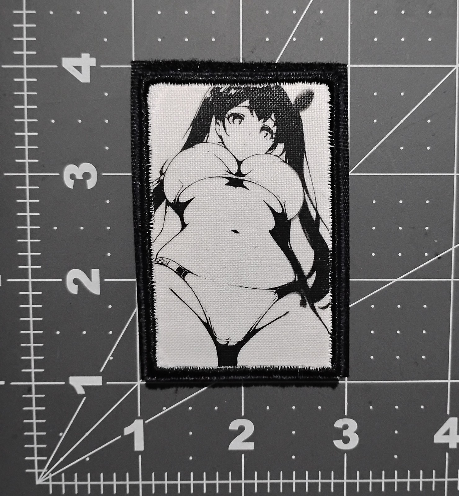 Anime Waifu Ecchi Tactical Moral Embroidered Hook And Loop Patch