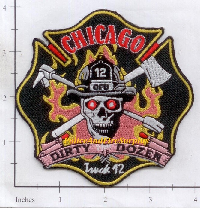 Illinois - Chicago Truck 12 IL Fire Dept Patch