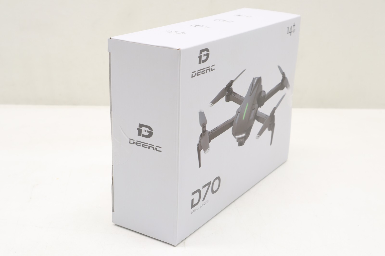 DEERC D70 Mini Drone with Camera,720P HD FPV Foldable Drones,2 Batteries,One Key