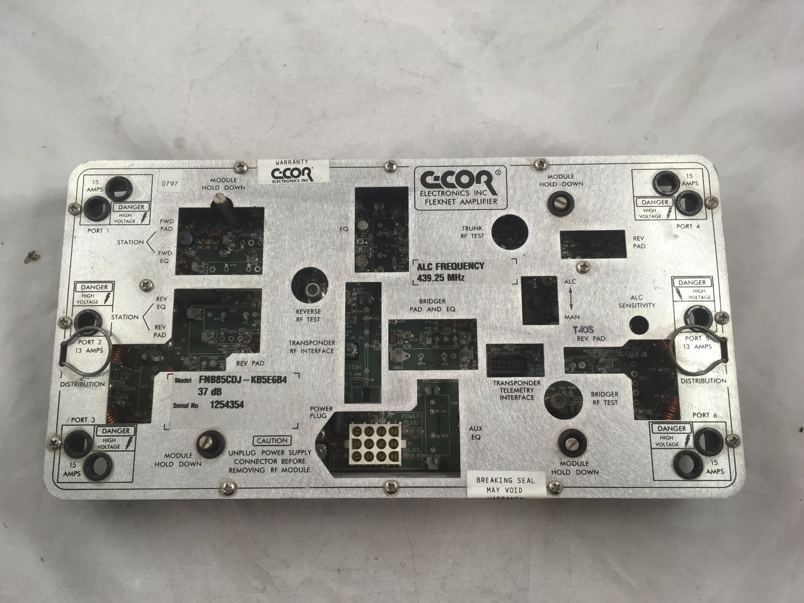 C-Cor FNB85CDJ-KB5E6B4 FLEXNET Amplifier Module( Refurbished)