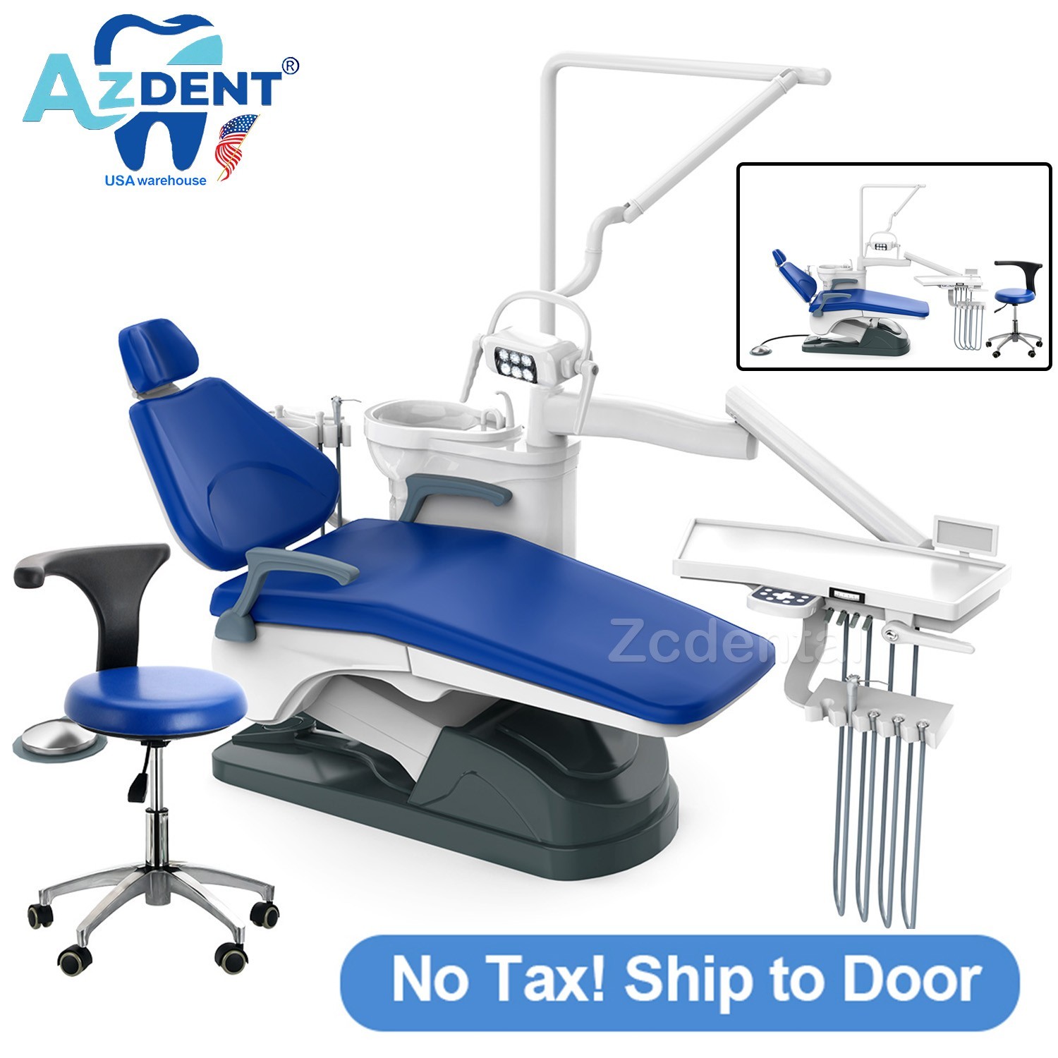 Dental Chair Unit Computer Controlled DC Motor Stool Kits for adult and children